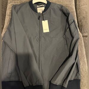 🆕 Goodfellow & Co Men's Gray Bomber Jacket